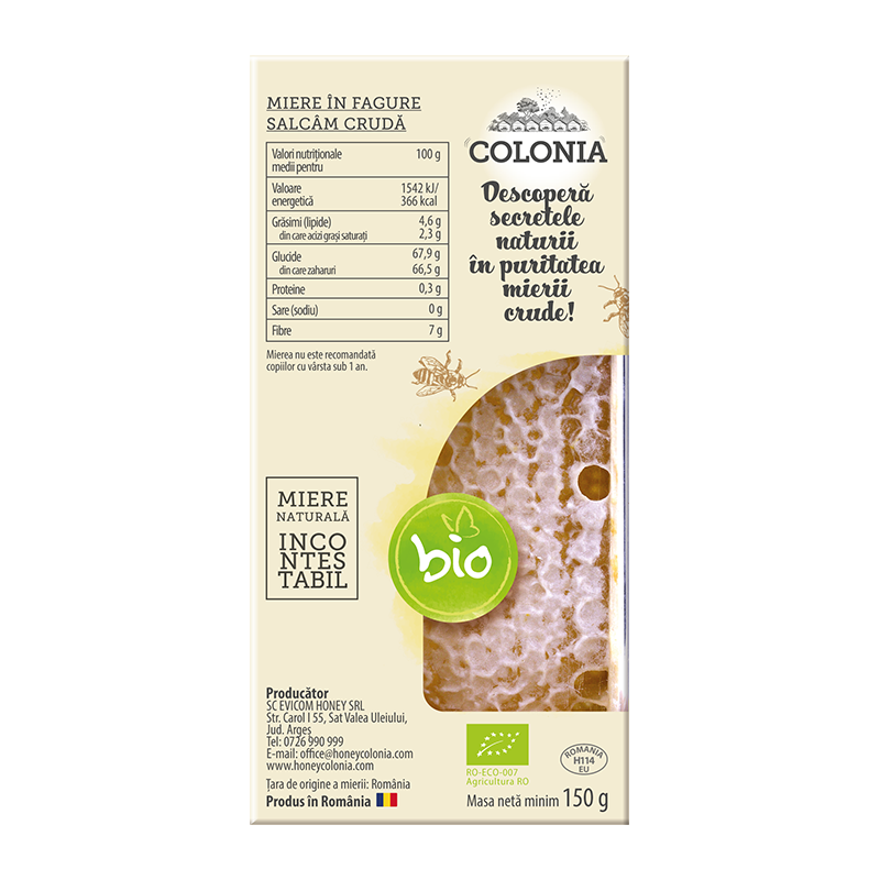 Miere BIO Naturală – Produse Apicole – Honey Colonia