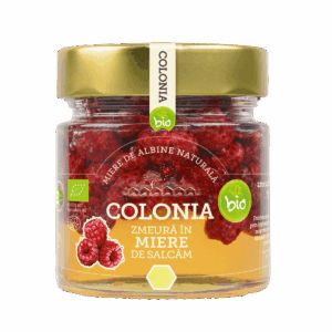 zmeura in miere bio- Colonia 250g